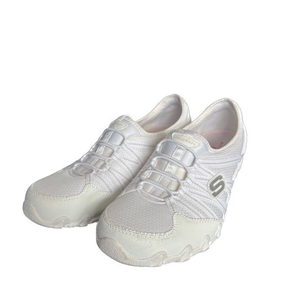 Skechers Sneakesr Bikers Lite Relive White Athletic Relaxed Fit Size 9 Slip On - Picture 2 of 12